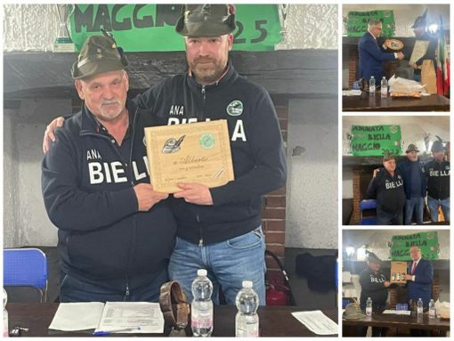 Candelo in festa per i 90 anni di fondazione degli Alpini (foto dalla pagina Facebook di Paolo Gelone, sindaco di Candelo)