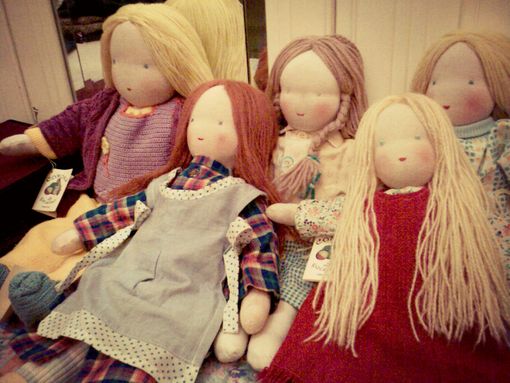Bambole di pezza steineriane Waldorf