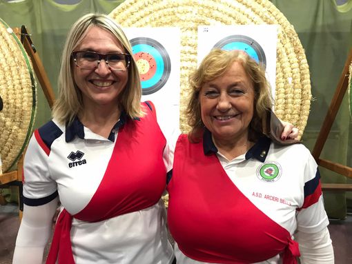 Tiro con l'arco, Revera d'oro e Pivaro d'argento Tiro con l'arco, Revera d'oro e Pivaro d'argento