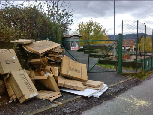 Viverone: abbandona i rifiuti e scappa