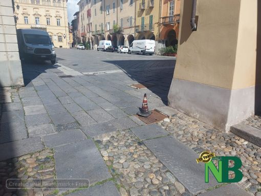 Biella, viabilità:  “Al Piazzo c'è una chicane”  - Foto Alessandro Bozzonetti per newsbiella.it