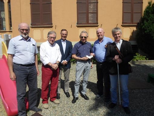 Da sinistra Giaretta, Crobeddu, Botto Poala, Gilberti, Sepioni, Ramella Oretto - Foto Pro Loco Pollone