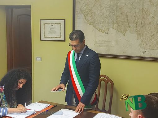 Ternengo, il giuramento del neo Sindaco Luigi Russo - Foto Alessandro Bozzonetti per newsbiella.it