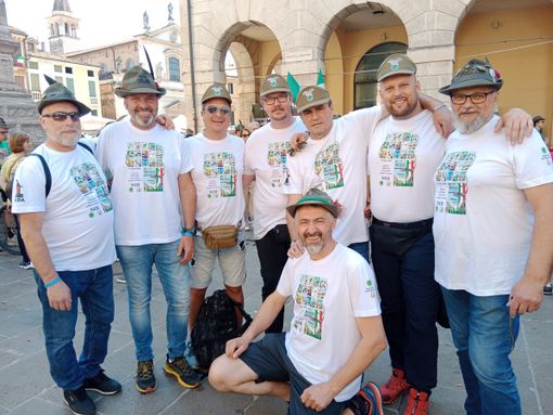 All'adunata presenti anche gli Alpini di Sandigliano, foto Antonella Macera