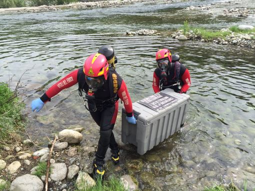 Chiavazza: Pompieri recuperano la carcassa di un cane FOTOGALLERY
