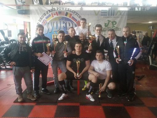 Trionfo per Fitnessclub al GP di Panca Piana della Wdfpf