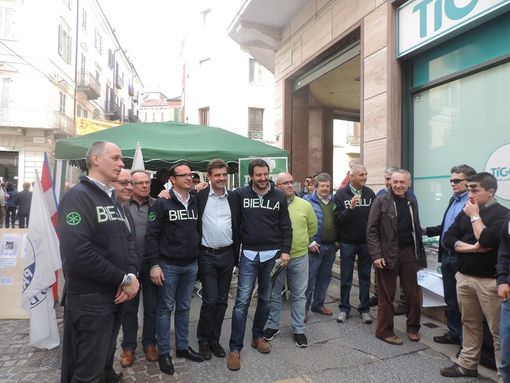 Matteo Salvini a Biella, comizio in città il 27 marzo Matteo Salvini a Biella, comizio in città il 27 marzo