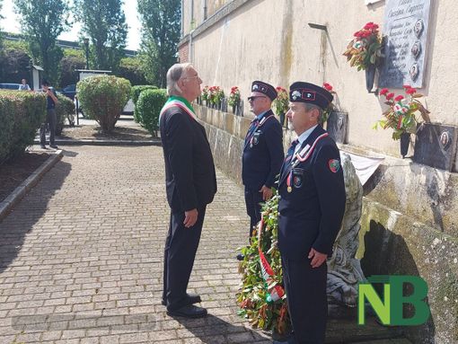 Mottalciata commemora i suoi martiri caduti 80 anni fa - Foto Bozzonetti per newsbiella.it