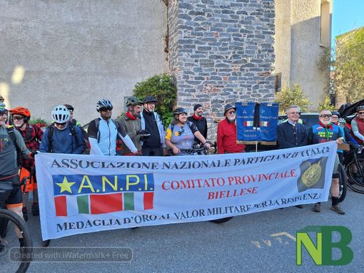"Pedali di Resistenza": sport e memoria sulle strade della Liberazione Foto e Video Nicola Rasolo per newsbiellaa.it