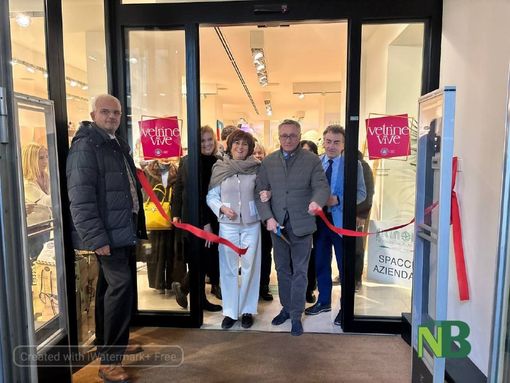 Temporary store a Biella, un successo anche il taglio del nastro al terzo, i momenti più belli FOTO e VIDEO Benedetti e Toffetti