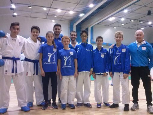 Karate: 5 medaglie per la Funakoshi ai campionati regionali