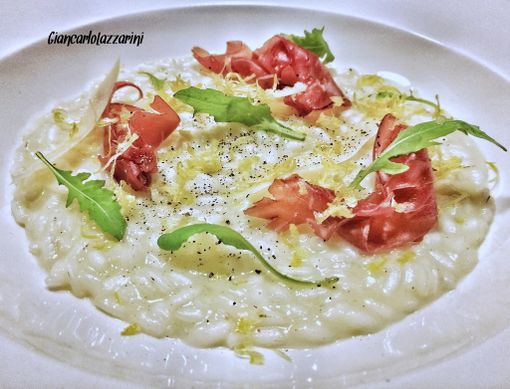 Ricetta: Risotto al limone con bresaola e rucola