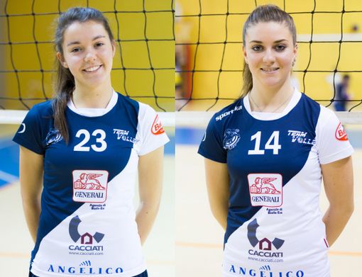 Alessandra Rey e Valentina Vettor del Cacciati Teamvolley Alessandra Rey e Valentina Vettor del Cacciati Teamvolley