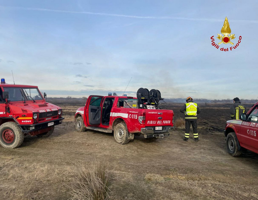 Domato l'incendio in Baraggia, a fuoco quasi 150 ettari di terreno