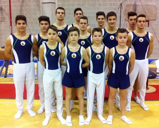 Ginnastica Artistica Maschile - La Marmora oro e bronzo in serie B