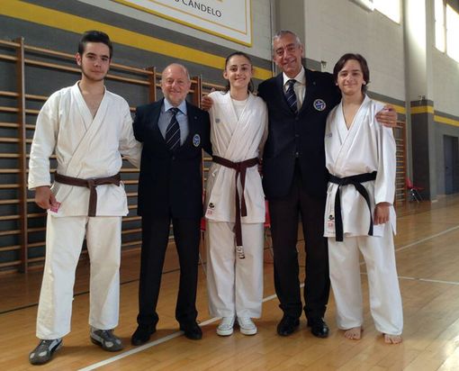 Alberto Catella, il Maestro Rovatti, Sara Gottardo, il Maestro Gentile e Diego Rovatti