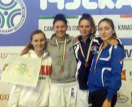 Silvia Sassano sul podio