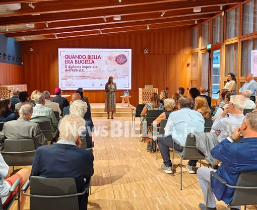 Quando Biella era Bugella, inaugurata la mostra che espone il diploma imperiale del 826 FOTO