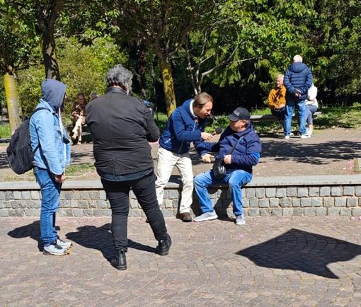 Militello di Striscia la Notizia...a Biella! foto di Luca Vitali