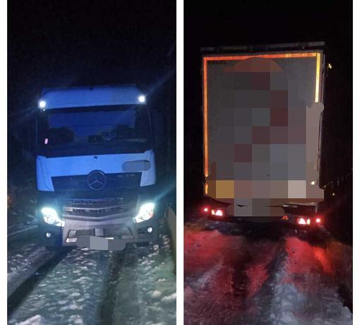 Tir bloccato al Tracciolino, in corso le operazioni di rimozione