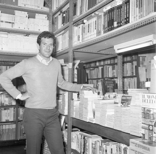 Amarcord, scatti dal passato biellese: All'interno della libreria Giovannacci