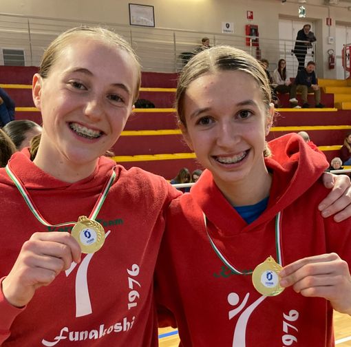 Nella foto le campionesse regionali Funakoshi felici al termine del Campionato