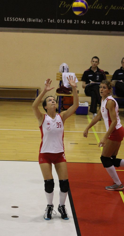 Nadia Bertolotto, palleggiatrice della Logistica Biella