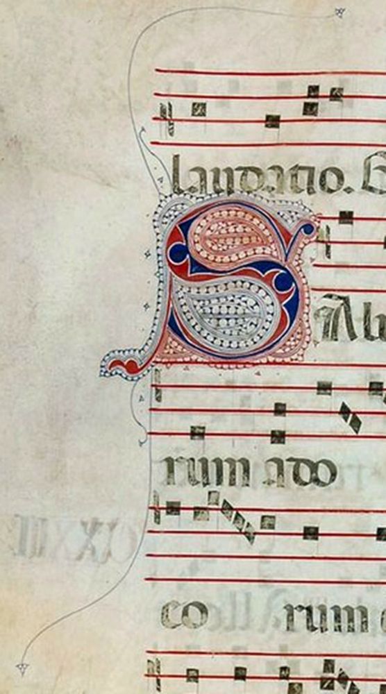 Luglio 2026, una parola sarda al mese: “S” come “SANTU DOXI”. Nell’immagine: l’incipit, “S”, in Giampaolo Mele (a cura di), Die ac Nocte. I Codici Liturgici di Oristano dal Giudicato di Arborea all’età spagnola (secoli XI-XVII) Luglio 2026, una parola sarda al mese: “S” come “SANTU DOXI”. Nell’immagine: l’incipit, “S”, in Giampaolo Mele (a cura di), Die ac Nocte. I Codici Liturgici di Oristano dal Giudicato di Arborea all’età spagnola (secoli XI-XVII)