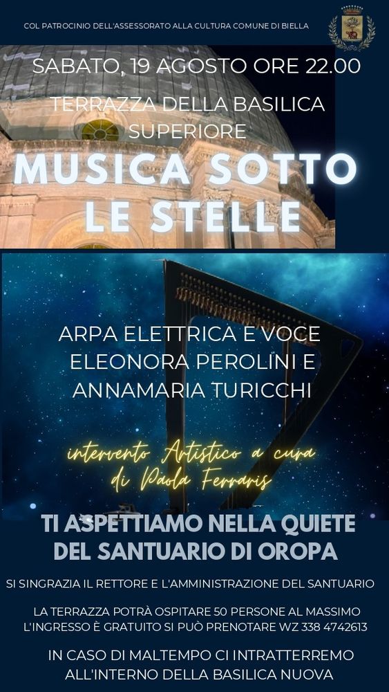 A Oropa, gli appuntamenti del fine settimana