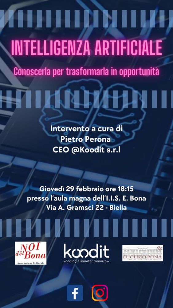 Intelligenza artificiale, se ne parla al Bona