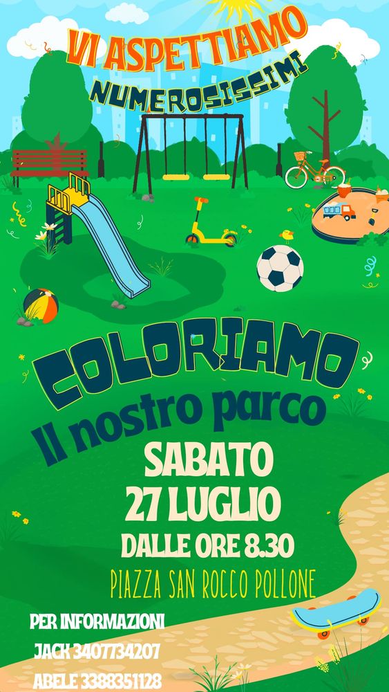 "Coloriamo il nostro parco", è l'appello del Comune di Pollone ai volontari