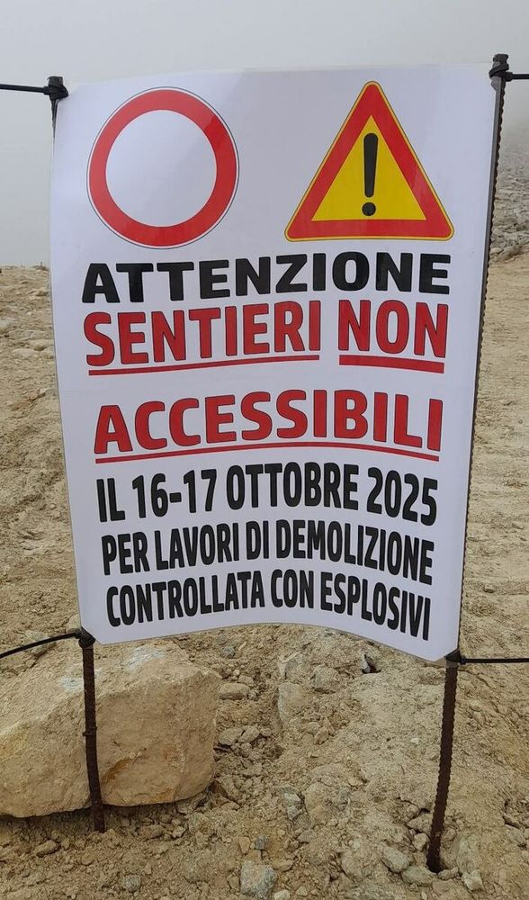 Oropa, lavori con esplosivi: sentieri chiusi  giovedì e venerdì, foto Rifugio Rosazza