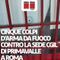 Roma, Cgil: "Cinque fori di proiettile contro la sede di Primavalle"