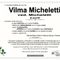 Vilma Micheletti, ved. Micheletti Vilma Micheletti, ved. Micheletti