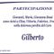 Gilberto Pessa - Partecipazione