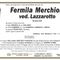 Fermila Merchiori, ved. Lazzarotto