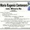 Maria Eugenia Centenaro, ved. Minero Re
