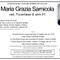 Maria Grazia Sarnicola, Ved. Fucentese Maria Grazia Sarnicola, Ved. Fucentese