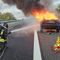 Auto in fiamme sull’A4, arrivano Vigili del Fuoco e Polizia Stradale