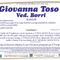 Giovanna Toso, ved. Borri