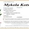 Mycola Kotsiar