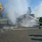 Dal Nord Ovest - Camion prende fuoco sull'A4