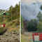 Incendio in Valsessera, situazione ancora critica: si difendono abitazioni e collegamenti Incendio in Valsessera, situazione ancora critica: si difendono abitazioni e collegamenti