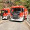 Incendio Monte Barone, lanci d’acqua e presidi a Le Piane: 44 operatori a terra