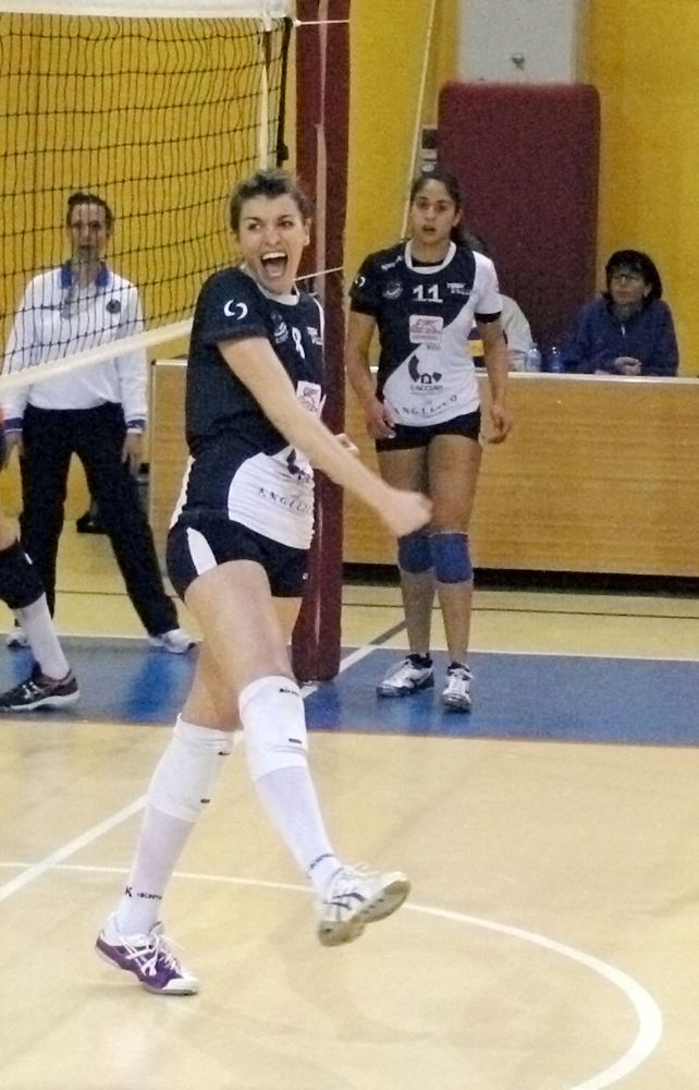 L'esultanza di Marta Catalano, trascinatrice contro Asti