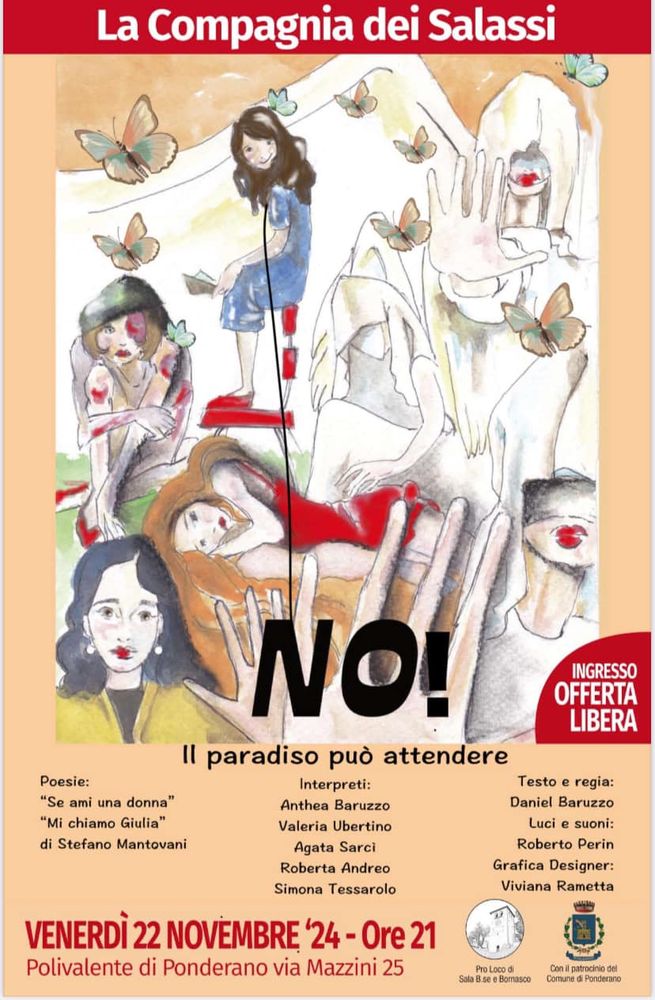 A Ponderano una serata per dire "No" alla violenza contro le donne A Ponderano una serata per dire "No" alla violenza contro le donne