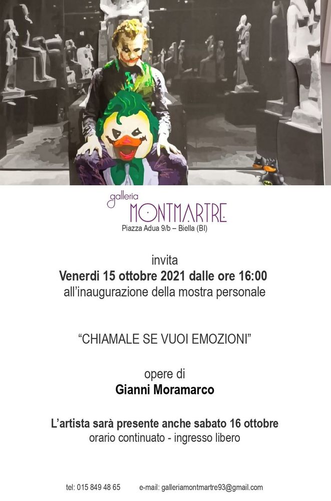 La mostra la prossima settimana