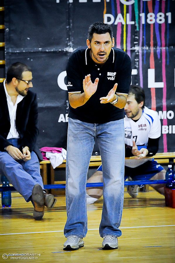 Federico Barazzotto, coach Biella Volley (Foto Corrado Sartini)