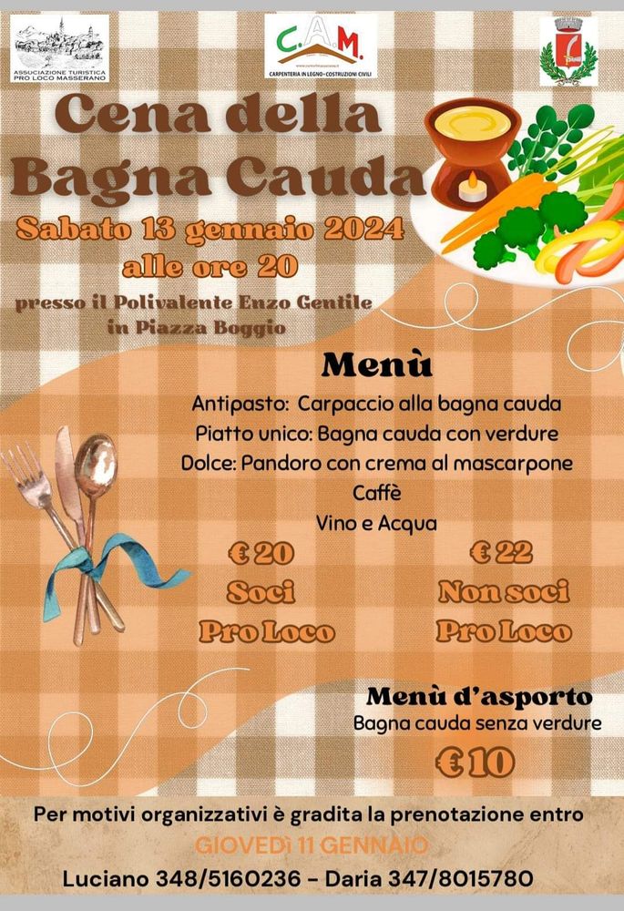 A Masserano la Cena della Bagna Cauda: tradizioni culinarie. A Masserano la Cena della Bagna Cauda: tradizioni culinarie.