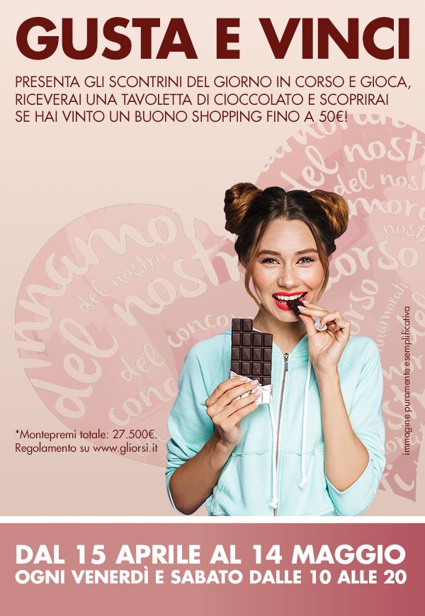 Al parco commerciale Gli Orsi, Gusta e Vinci con il Concorso di Primavera